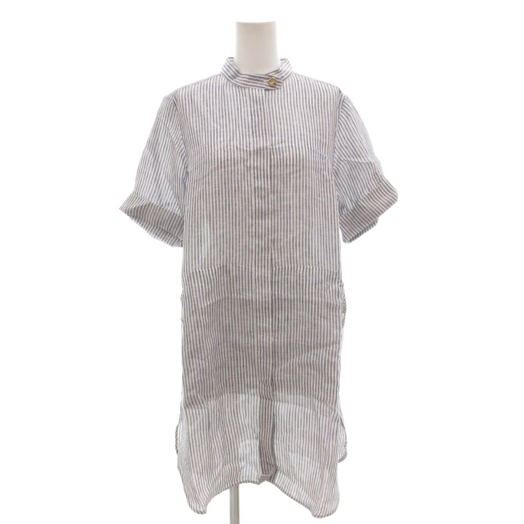 未使用品 マックスマーラ MAX MARA タグ付き 白タグ シャツワンピース 