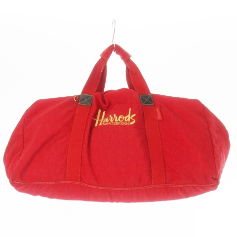 ハロッズ Harrods ボストンバッグ 2way ショルダーバッグ 大容量 