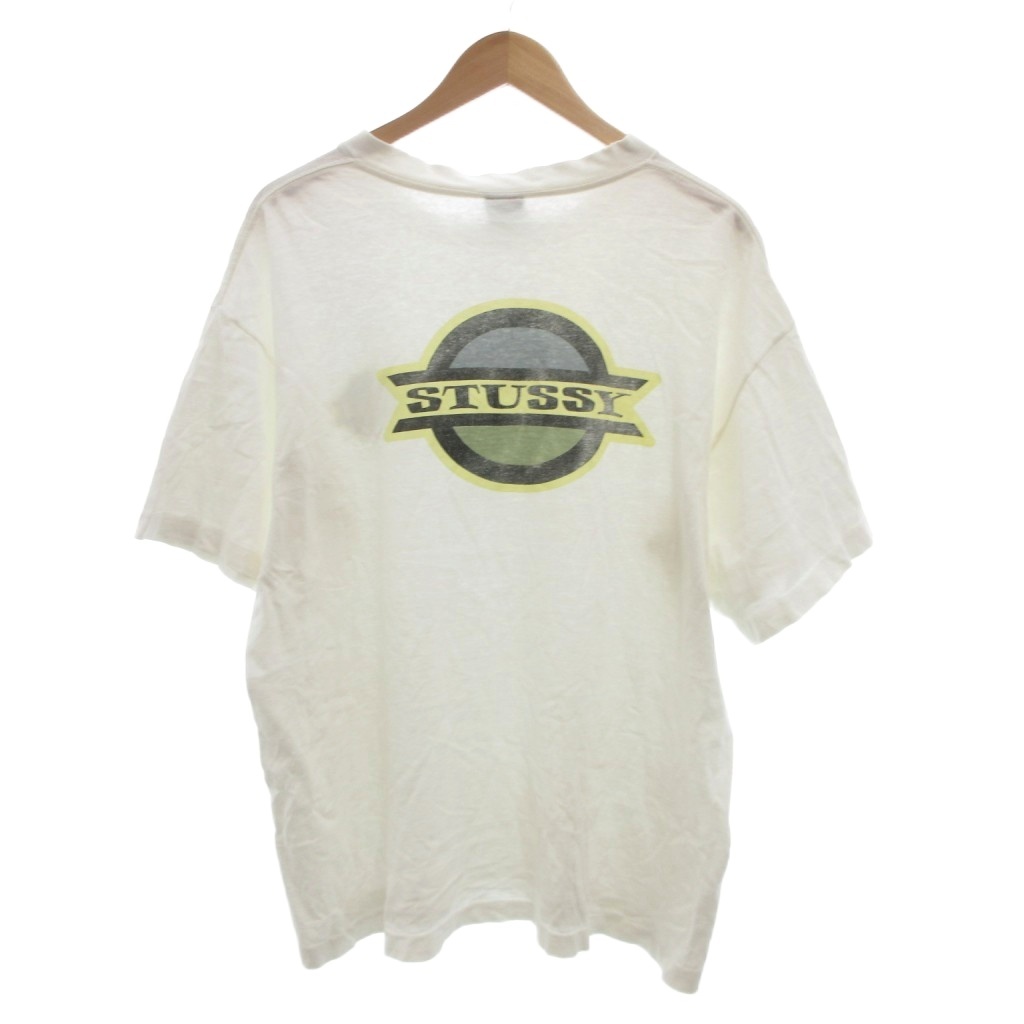 80's後期黒タグ　ステューシー　ロゴTシャツ ステューシー STUSSY オールドステューシー 黒タグ後期 80s