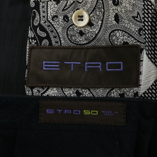 エトロ ETRO スーツ セットアップ 上下 テーラードジャケット シングル  