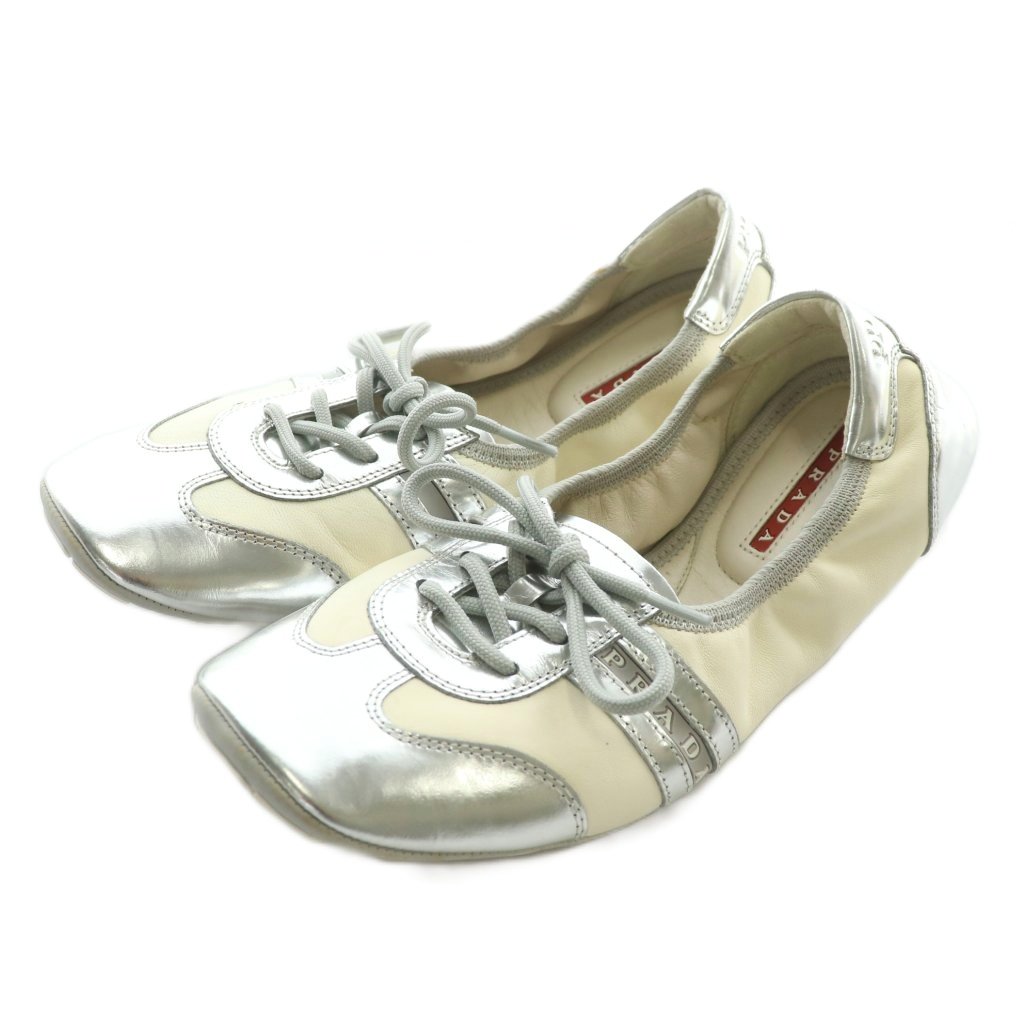 PRADA SPORT バレエシューズ PRADA☆ベルベット バレリーナ (PRADA
