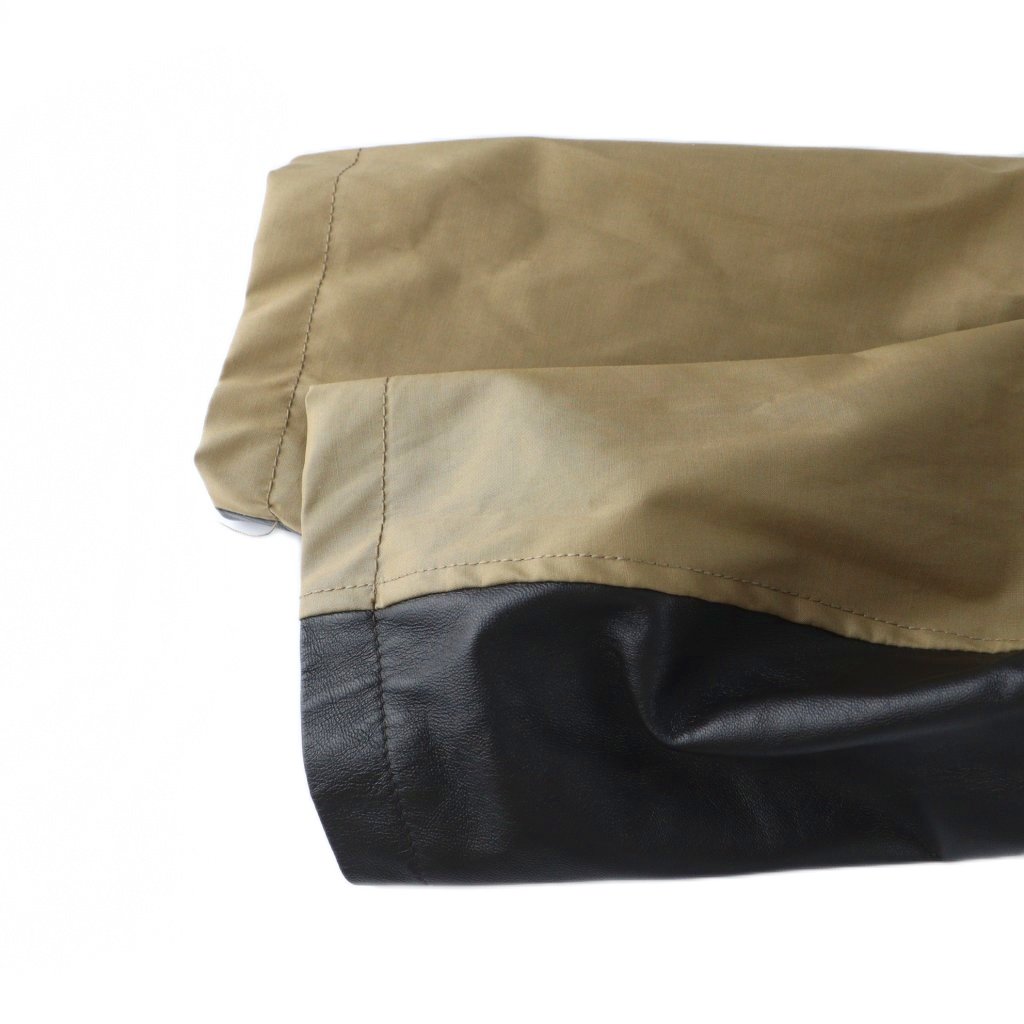 ダンヒル dunhill ステンカラー コート ロング 総裏地 コットン レザー  