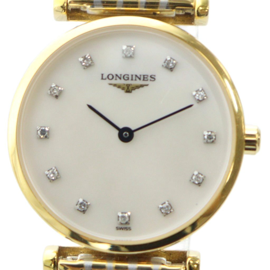 ロンジン グランドクラシック ダイヤ 12P ゴールドカラー 稼働品
