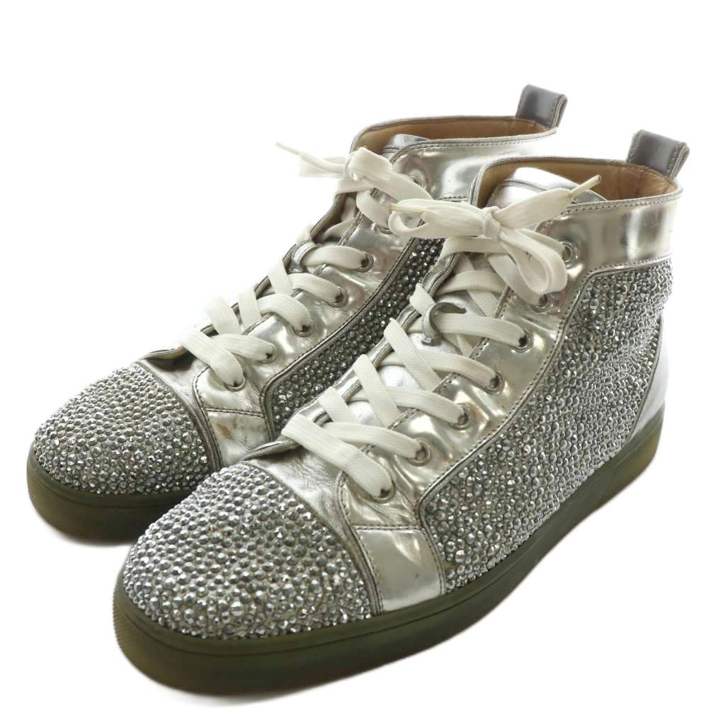 クリスチャンルブタン Christian louboutin グリッター ハイカット