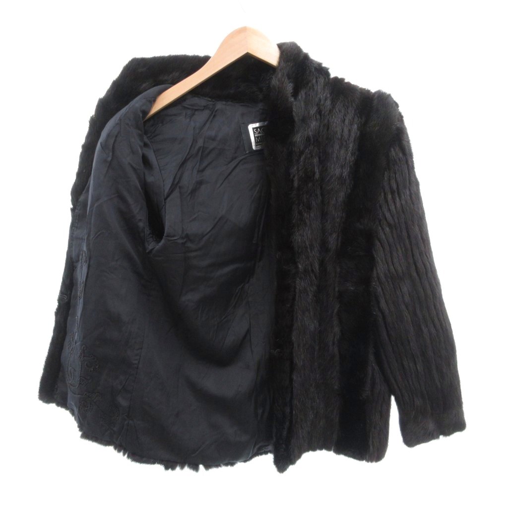 サガミンク SAGA MINK 銀サガ ファーコート 毛皮 ミンク ハーフ丈