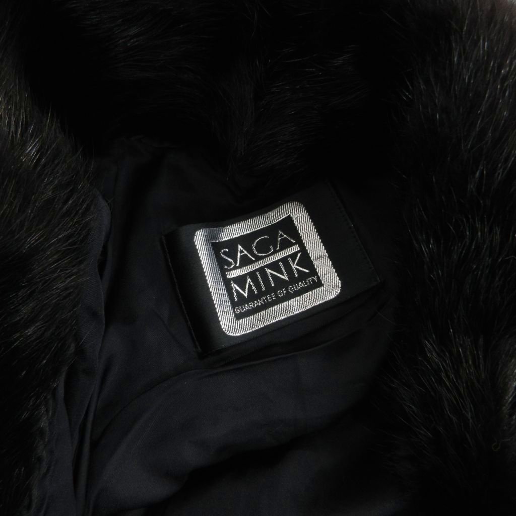 サガミンク SAGA MINK 銀サガ ファーコート 毛皮 ミンク ハーフ丈