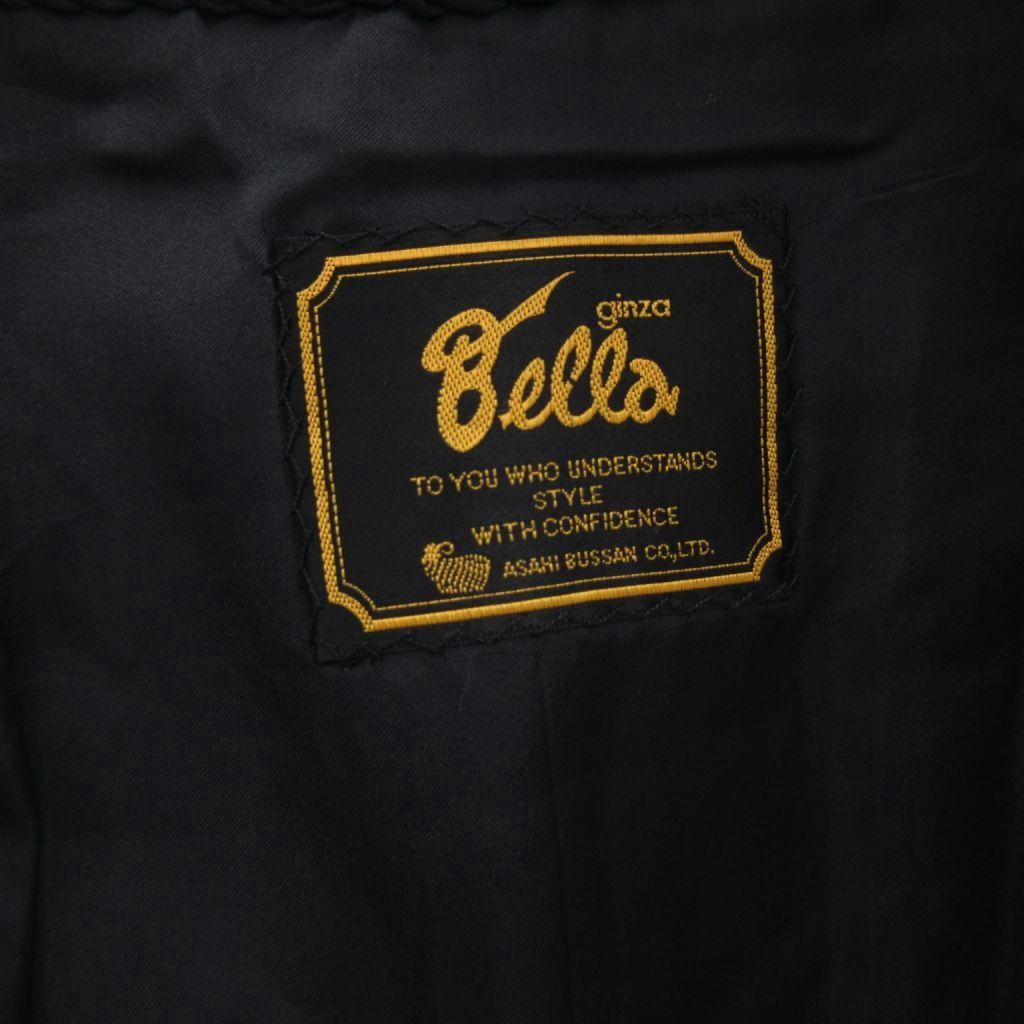 【中古】GINZA BELLA ファーコート 毛皮 ミンク ツイスト ケーブル編み 茶 ブラウン /JS ■GY18 レディース GINZA BELLA ファーコート 毛皮 ミンク ツイスト ケーブル編み 茶