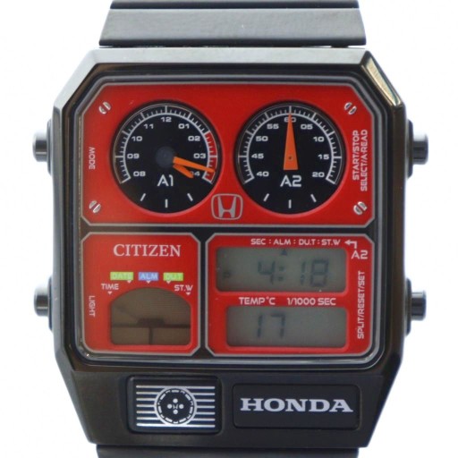 シチズン CITIZEN ホンダ HONDA コラボ ANA-DIGI TEMP アナデジ テンプ 