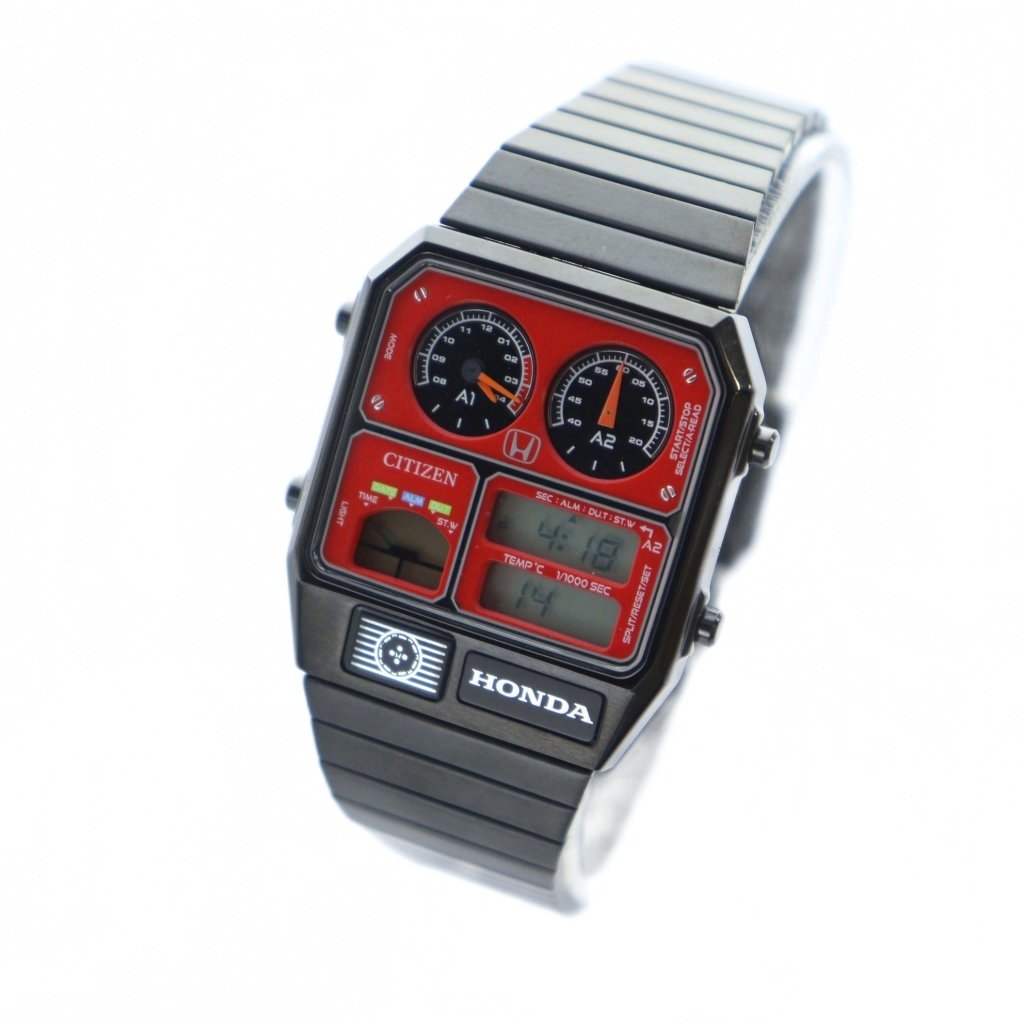 シチズン CITIZEN ホンダ HONDA コラボ ANA-DIGI TEMP アナデジ テンプ