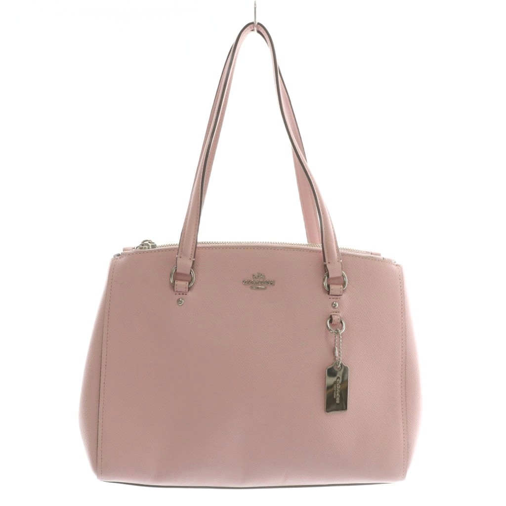 COACH コーチ ショルダーバッグ スタントン キャリーオール ピンク 新品 コーチ COACH ショルダーバッグ ミニ キャリーオール シルバー