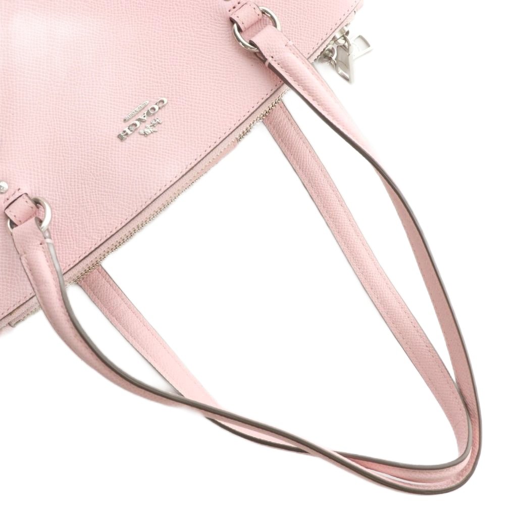 COACH コーチ ショルダーバッグ スタントン キャリーオール ピンク 新品 コーチ COACH ショルダーバッグ ミニ キャリーオール シルバー