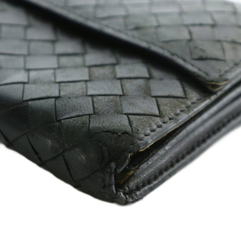 ボッテガヴェネタ BOTTEGA VENETA 長財布 二つ折り レザー イントレ