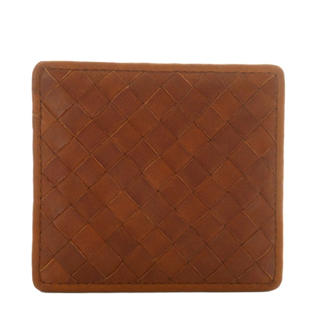 シビラ SYBILLA 小銭入れ コインケース 羊革 シープスキン レザー イントレチャート 茶色 ブラウン BP89745 /XZ ■GY18  メンズ レディース