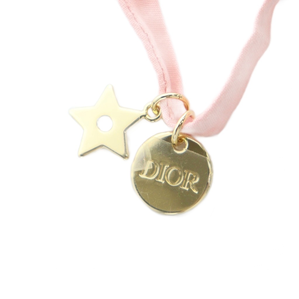 ディオール Dior ノベルティ ネックレス アクセサリー ペンダント ロゴ 