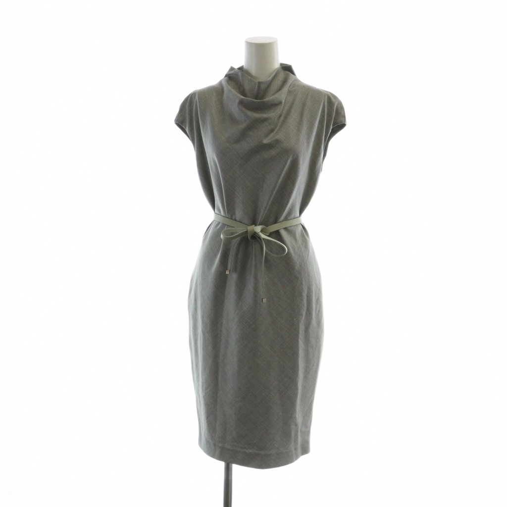 Max Mara マックスマーラ　白タグ　半袖ツイードワンピース　Lサイズ Max Mara マックスマーラ 白タグ 半袖ツイードワンピース Lサイズ Max