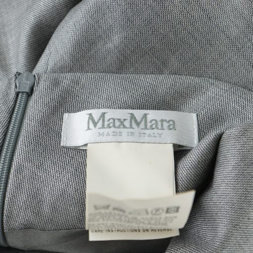 マックスマーラ MAX MARA 白タグ ワンピース ロング ウール シルク