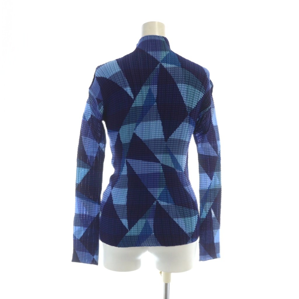 イッセイミヤケ ISSEY MIYAKE カットソー シャツ 長袖 総柄 ロゴ 2 M