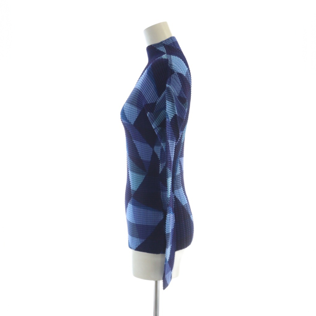 イッセイミヤケ ISSEY MIYAKE カットソー シャツ 長袖 総柄 ロゴ 2 M