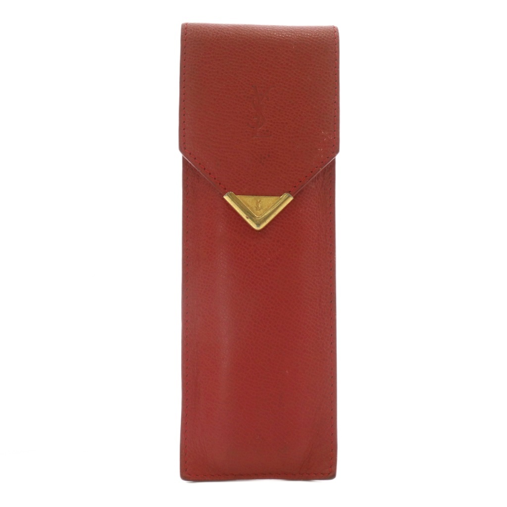 イヴサンローラン YVES SAINT LAURENT ペンケース マルチケース レザー 