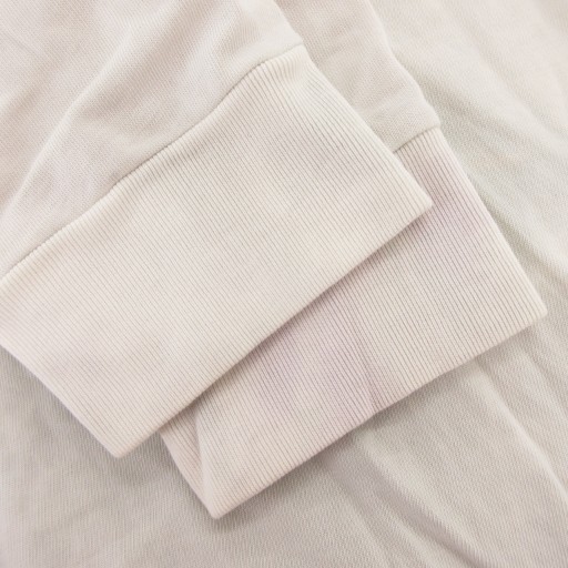 モンクレール MONCLER ロンT Tシャツ XS 長袖 クルーネック ロゴ 白