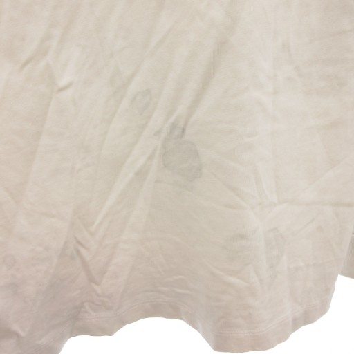 モンクレール MONCLER ロンT Tシャツ XS 長袖 クルーネック ロゴ 白