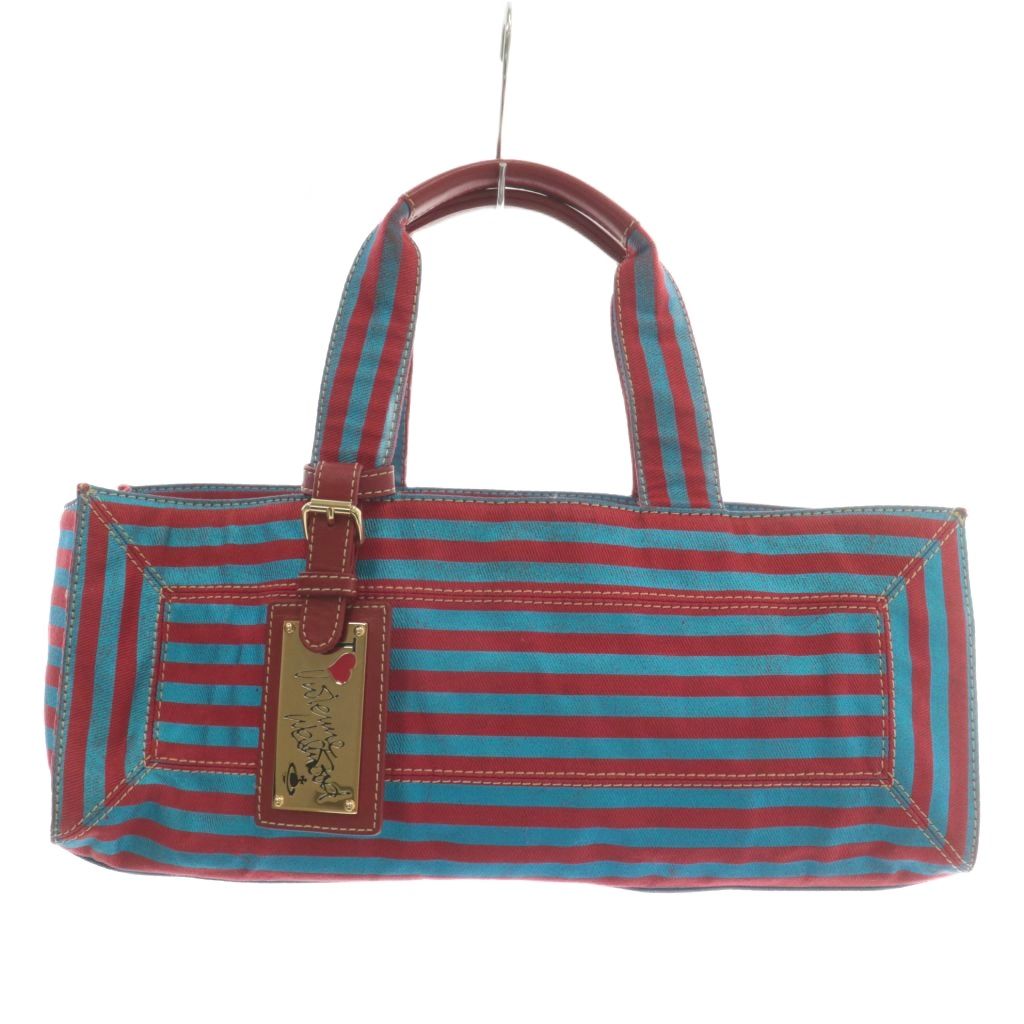 Vivienne Westwood ハンドバッグ ボーダー オーブ ヴィヴィアンウエストウッド Vivienne Westwood ハンドバッグ トート
