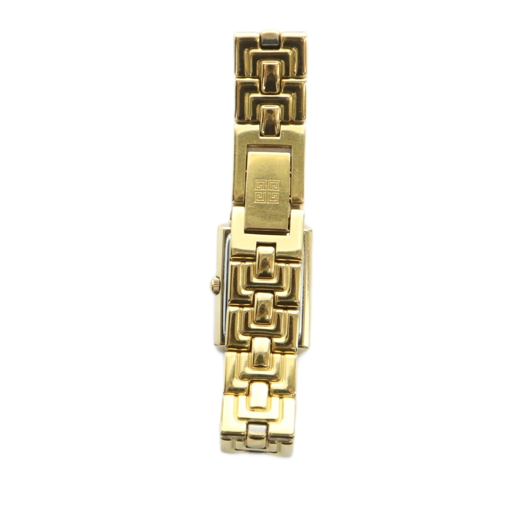 ジバンシィ GIVENCHY 腕時計 ウォッチ クォーツ スクエア ロゴ 青文字