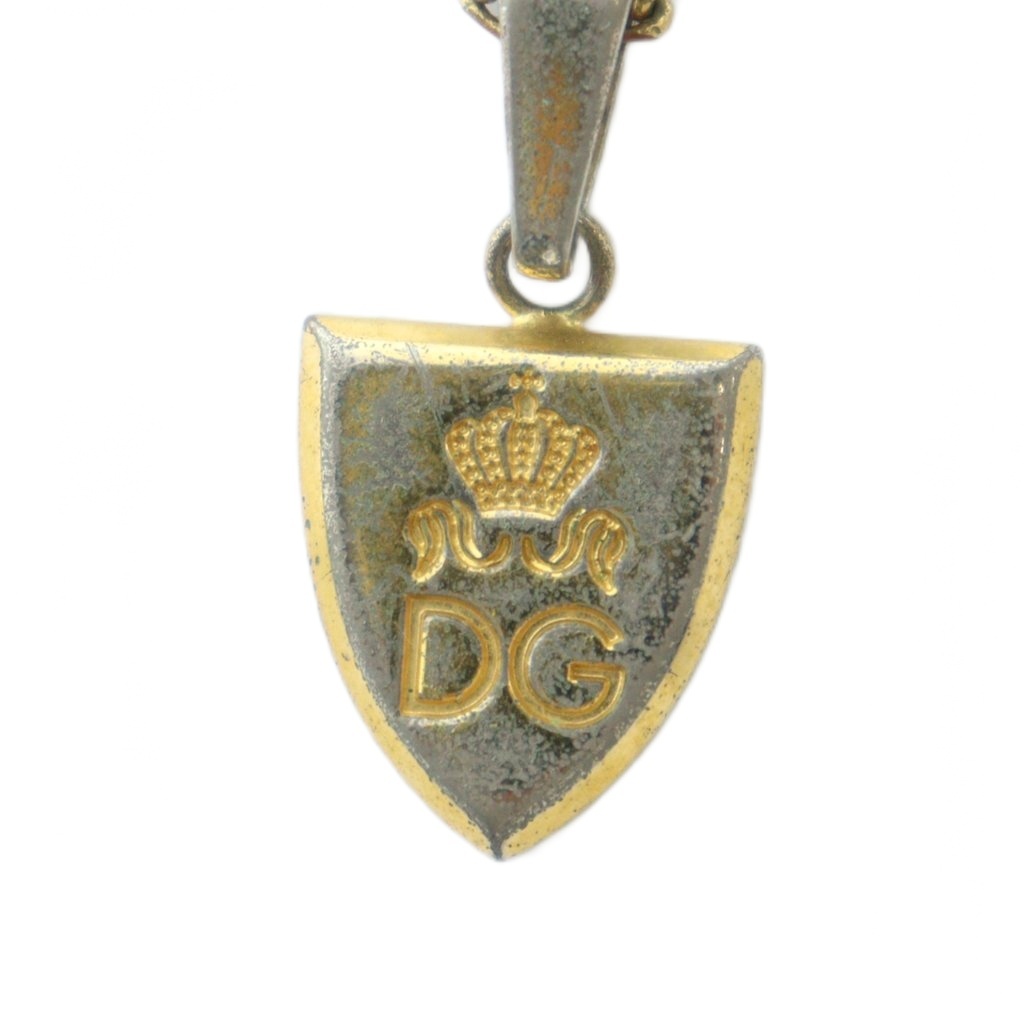 定価6万 DOLCE&GABBANA ナローチェーンネックレスDGロゴ ゴールド 16882893_33878960_600.jpg