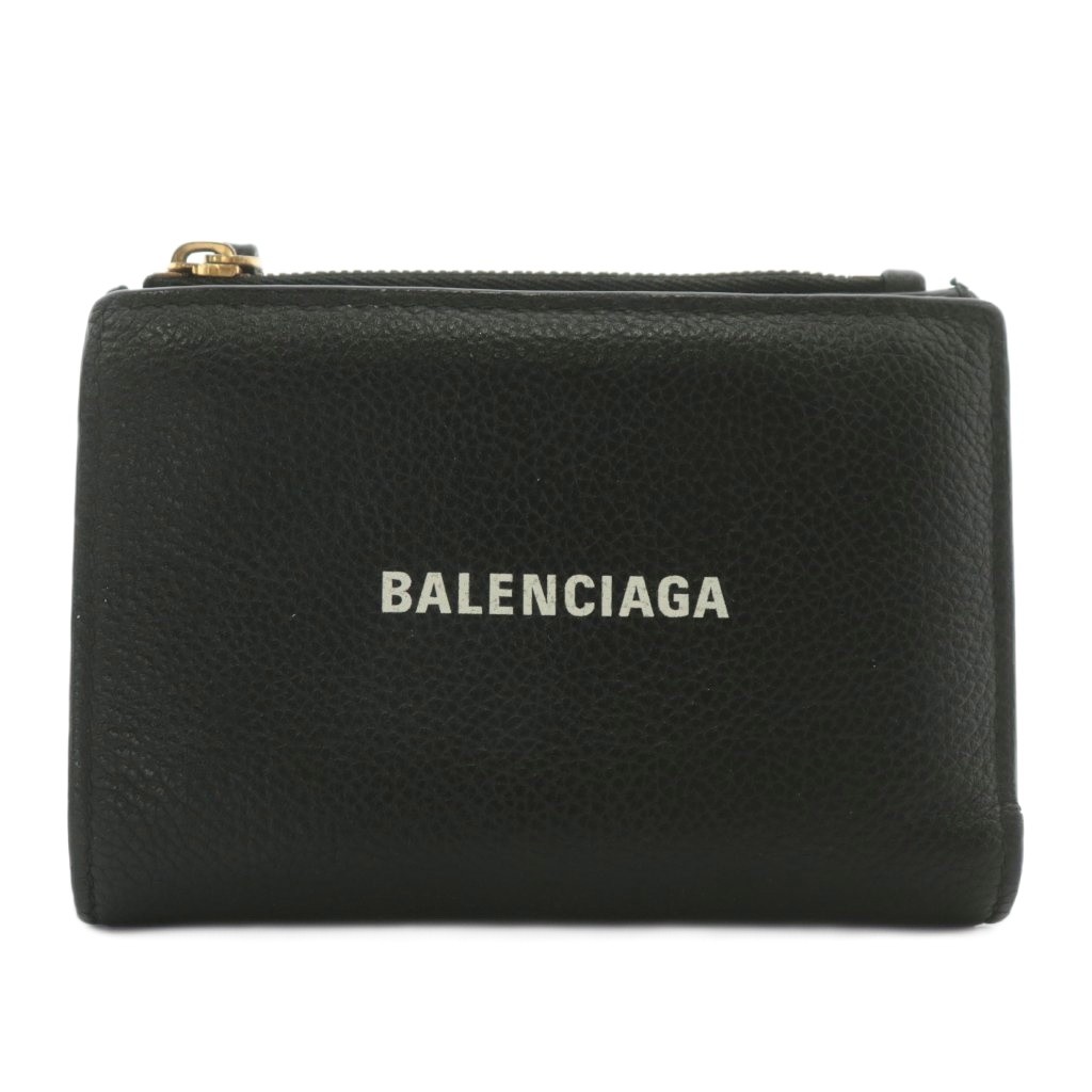 BALENCIAGA 二つ折り財布 メンズ ブラック BALENCIAGA 二つ折り財布 ブラック バレンシアガ(BALENCIAGA) メンズ二
