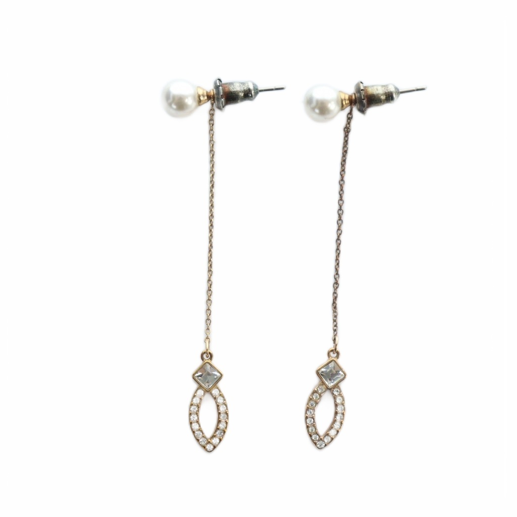スワロフスキー パール ピアス 両耳 SWAROVSKI クリスタル パール ピアス(両耳用) スワロフスキー パール