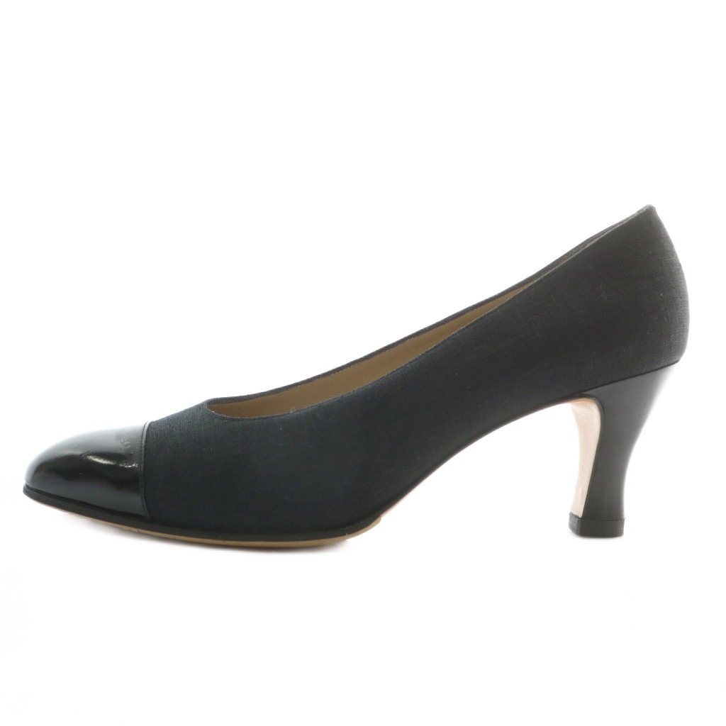 サルヴァトーレフェラガモ Salvatore Ferragamo パンプス キャンバス  