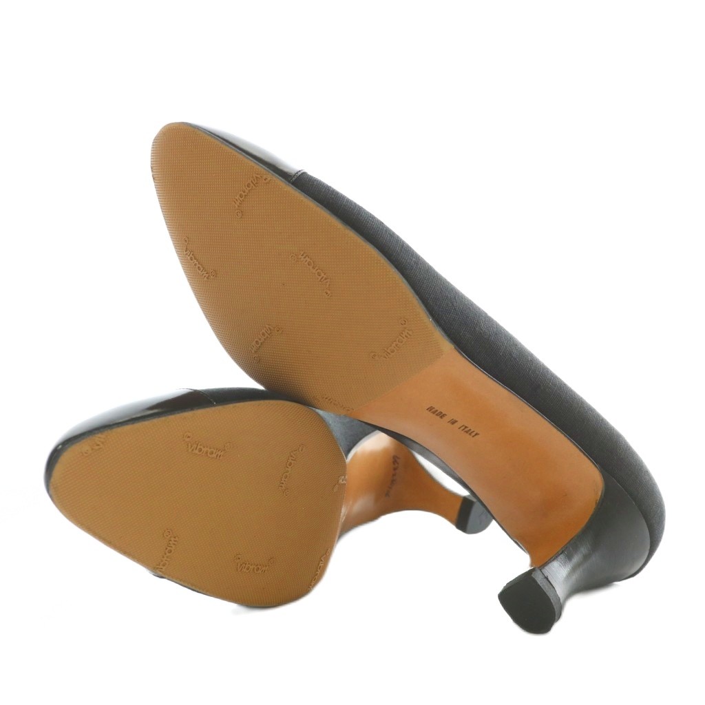 サルヴァトーレフェラガモ Salvatore Ferragamo パンプス キャンバス  