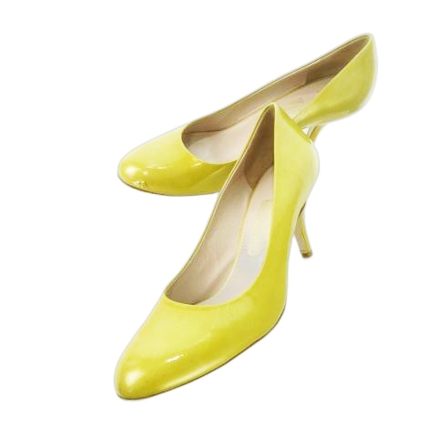 フェラガモ パンプス LEO70 5C ベージュ エナメル フォーマル