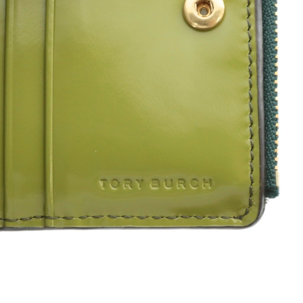 未使用　TORY BURCH トリーバーチ　レザー二つ折り財布　ライトグリーン 楽天市場】【未使用品】【財布】TORY BURCH トリー バーチ 2つ折財布