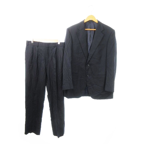 BURBERRY バーバリー スーツ ネイビー ウール 2B セットアップ