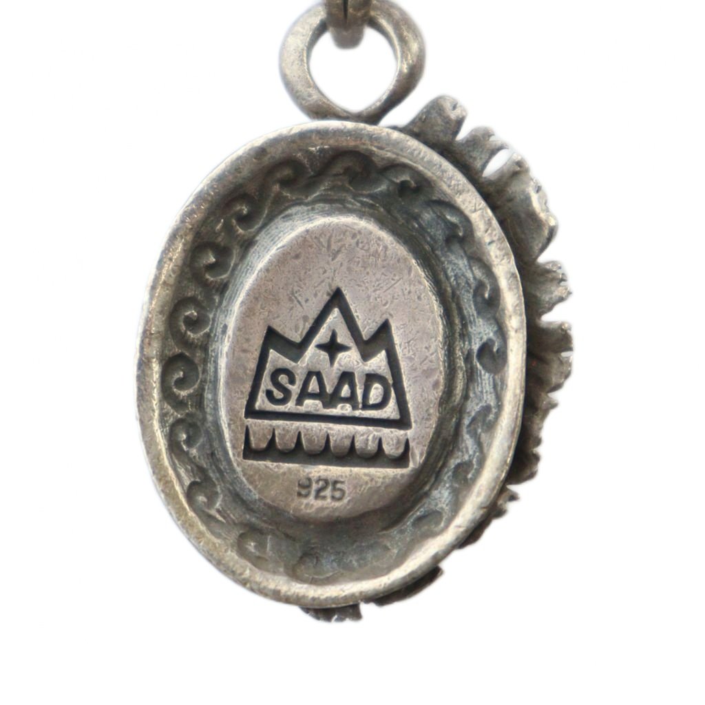 サード SAAD ネックレス アクセサリー フェザー ターコイズ Silver925