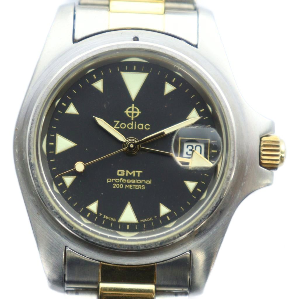 ゾディアック Zodiac 813.22.06 GMT プロフェッショナル 200M 腕時計