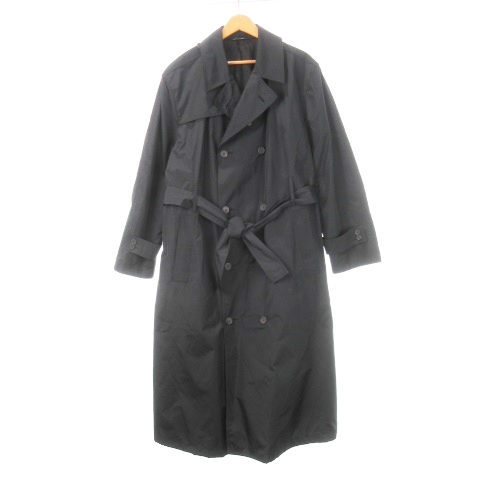 Gianni Versace 　イタリア製　黒　トレンチコート　モード Gianni Versace イタリア製 黒 トレンチコート モード 12/14