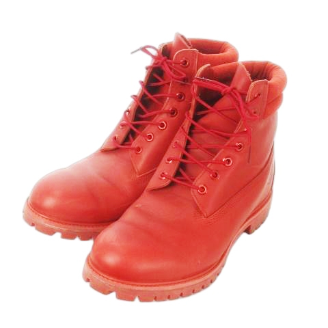 赤 Timber ブーツ Timberland ティンバーランド ティンバーランド