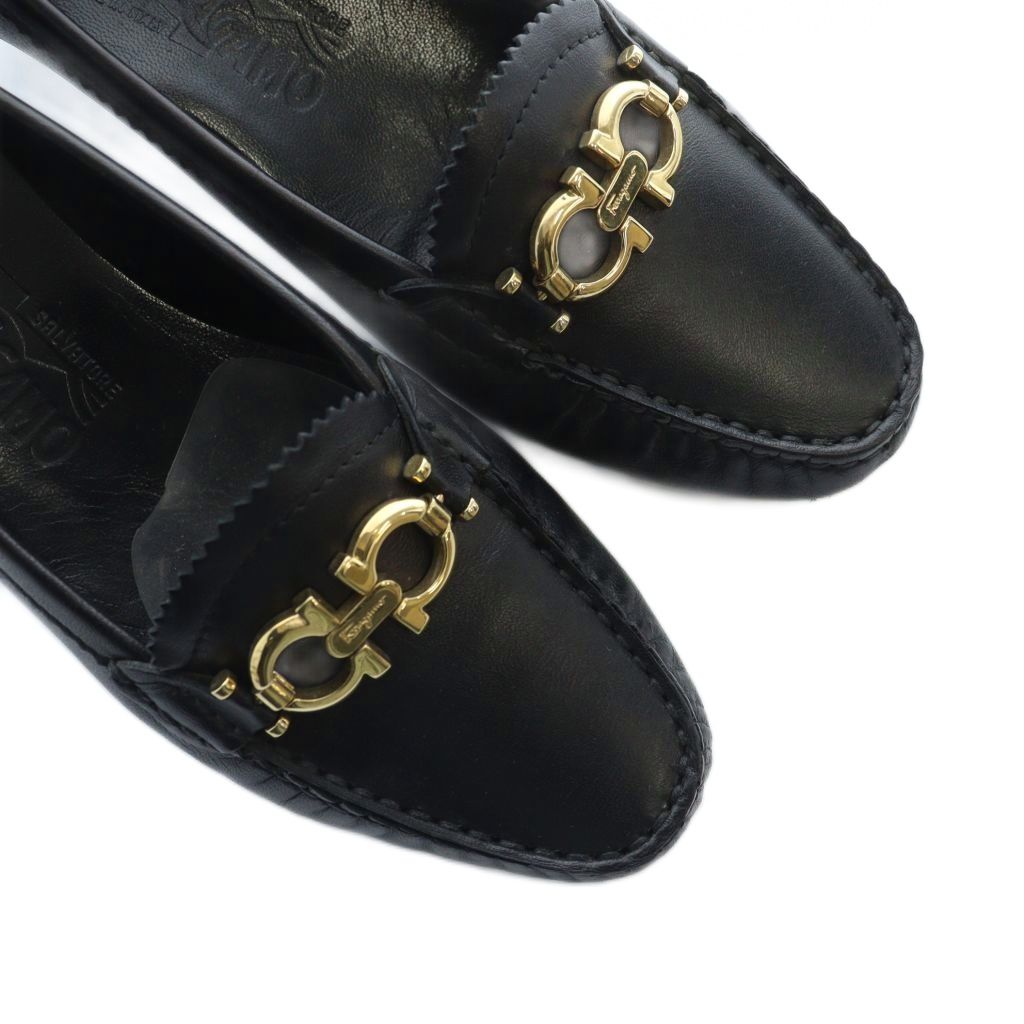 サルヴァトーレフェラガモ Salvatore Ferragamo パンプス スクエアトゥ