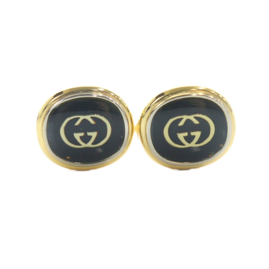 グッチ GUCCI カフス ネクタイピン アクセサリー ロゴ ゴールド色