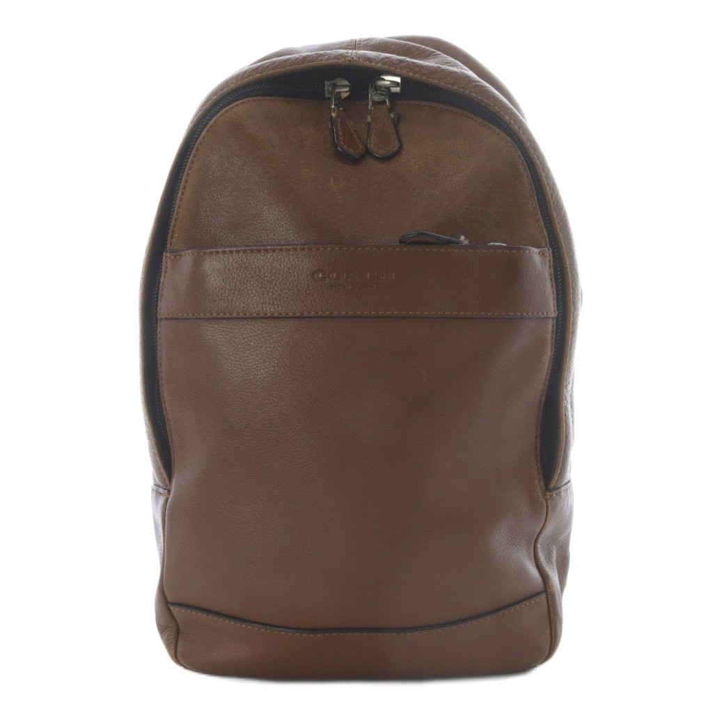 COACH レザー ボディバッグ ブラウン COACH ボディバッグ レザー ブラウン 【公式通販】