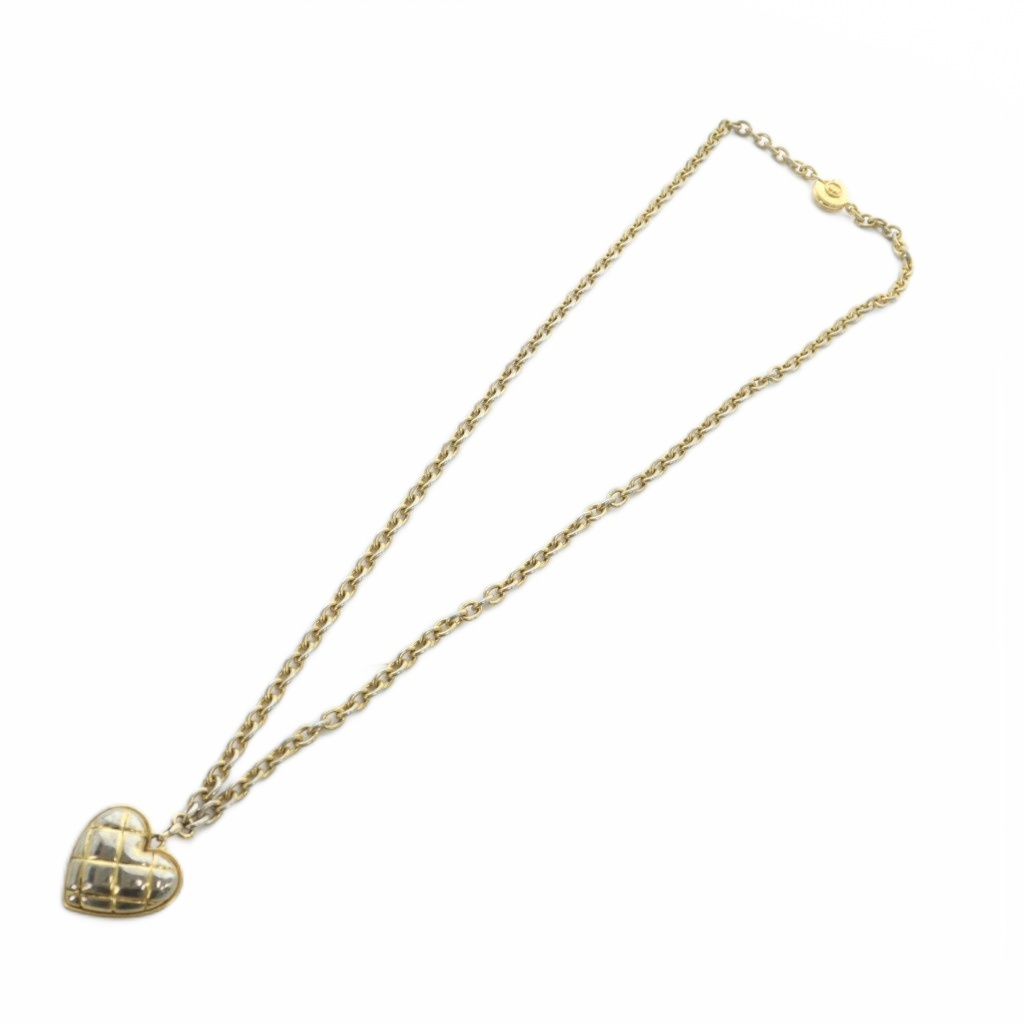 ソニアリキエル SONIA RYKIEL ネックレス イヤリング セット アクセサリー クリップ式 ハート キルティング ロゴ ゴールド色 GY18 MQ レディース 165-502512080081