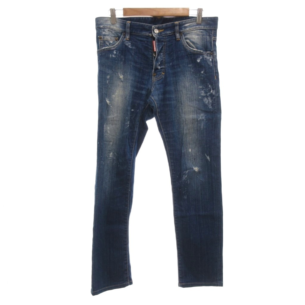ディースクエアード DSQUARED2 デニムパンツ ジーンズ ダメージ加工 46 