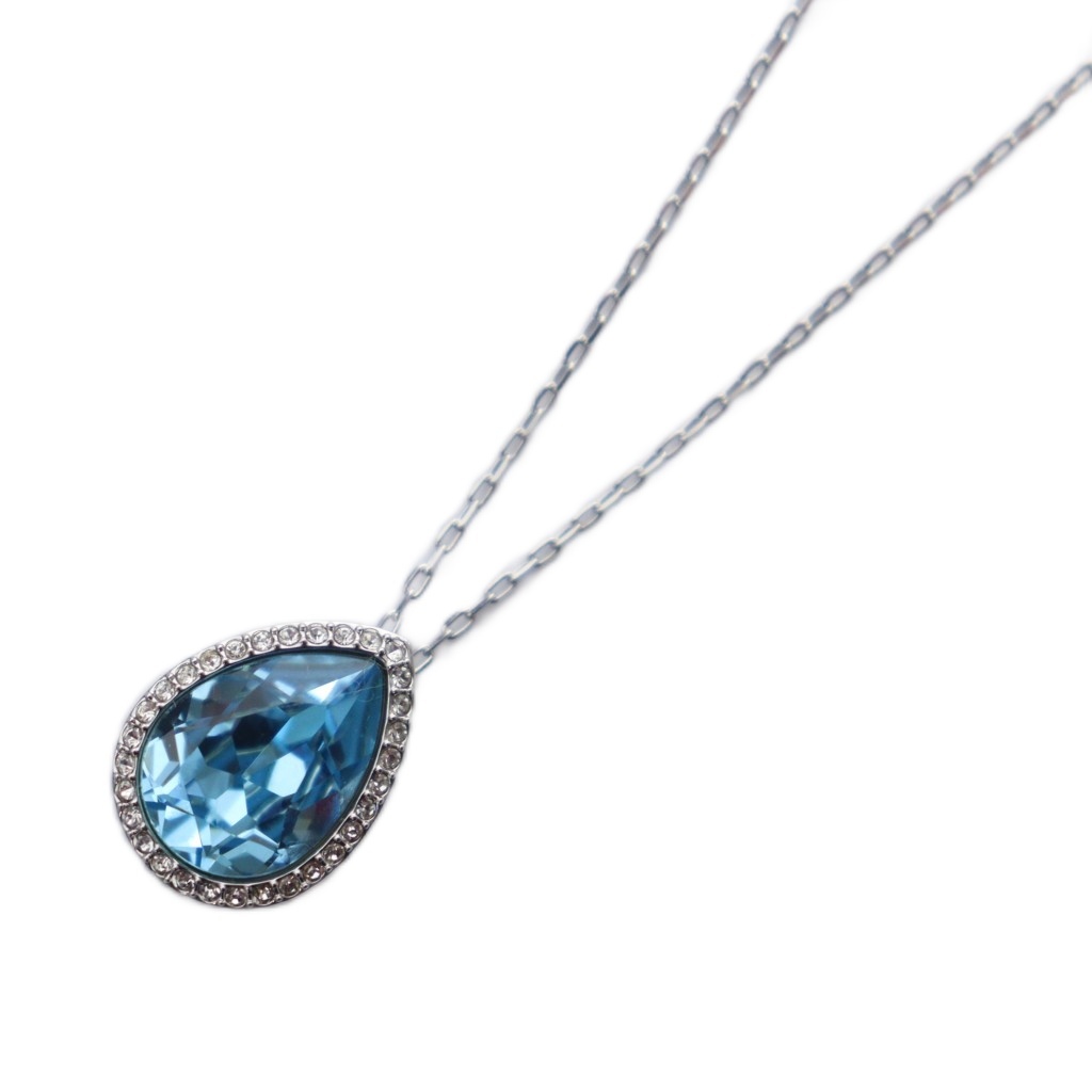 スワロフスキー SWAROVSKI ティアドロップ ネックレス ペンダント 