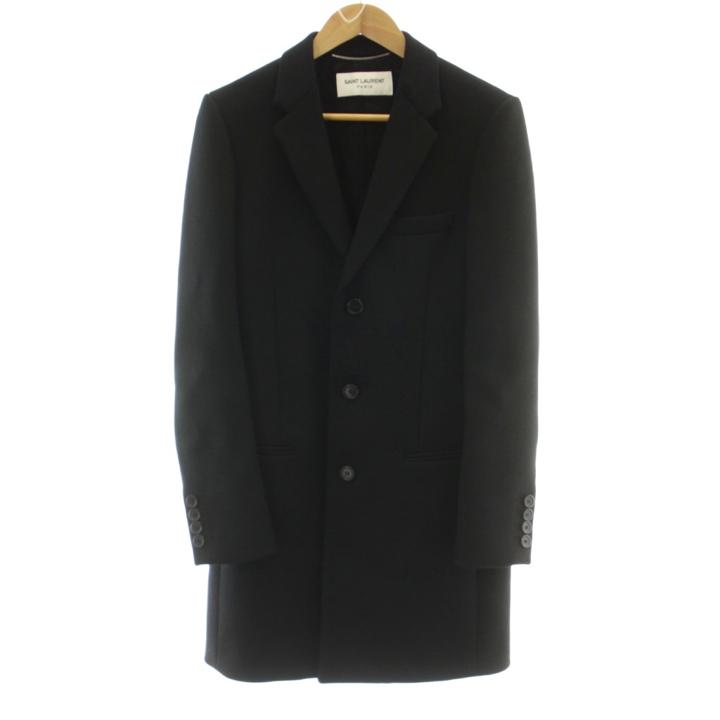 サンローラン パリ SAINT LAURENT PARIS チェスターコート ロング 