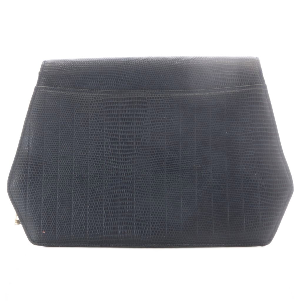 Gohen Color HIROKO KOSHINO Shoulder Bag Leather Gold Color Moss Green /SR GY18 ...