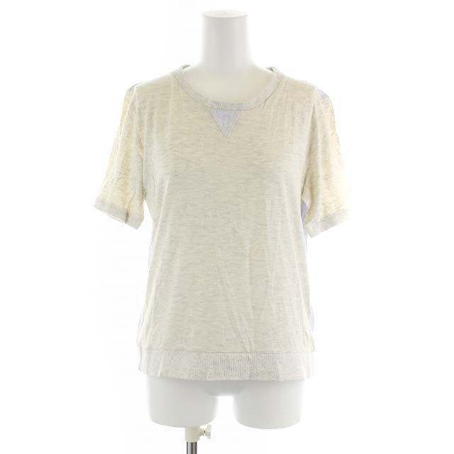 ストロベリーフィールズ STRAWBERRY-FIELDS Unjour Tシャツ カットソー 半袖 ストライプ 切替 グレー 青 ブルー /AN19 SC レディース 165-802205160019 | ベクトルパーク ストロベリーフィールズ STRAWBERRY-FIELDS Unjour Tシャツ カットソー 半袖 ストライプ 切替 グレー 青 ブルー /AN19 SC レディース 165-802205160019 | ベクトルパーク