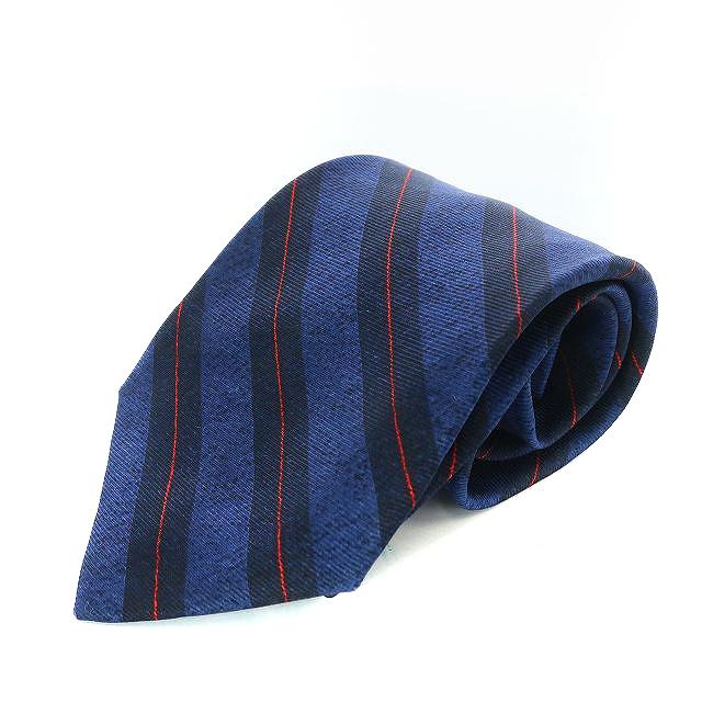 ゴルばか太郎 ⭐︎【新品】ブルガリ ネクタイ ブルー シルク　リバーシブル ゴルばか太郎 様専用⭐︎【新品】ブルガリ ネクタイ ブルー