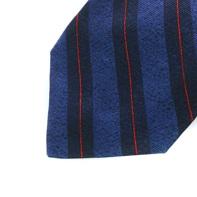 ブルガリ BVLGARI ネクタイ ワイドタイ レジメンタルストライプ